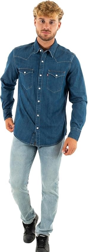 Detalle de LEVIS Flat Finish Barstow Western XXL vaqueros Indigo 1️⃣