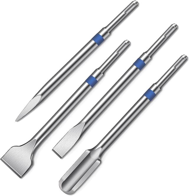 Imagen de HYCHIKA Set Scalpelli SDS Plus 4 pezzi 🔨 en OfertitasTOP