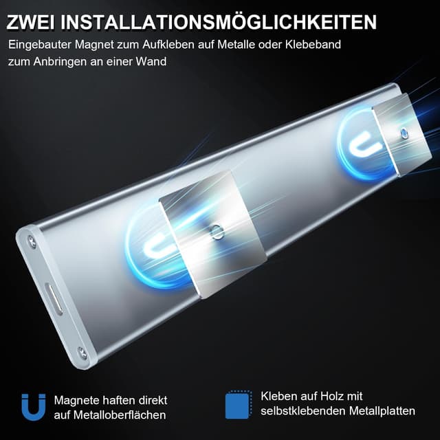 Thumbnail 4 de Slim Bright Unterbauleuchte LED mit Akku 30 cm