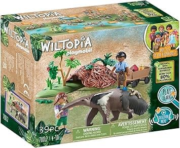 Detalle de PLAYMOBIL 71012 Wiltopia Oso Hormiguero 🐾 Juguetes Sostenibles