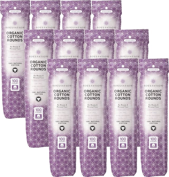 Thumbnail 6 de SoulSation Organic Cotton Rounds 400 Count