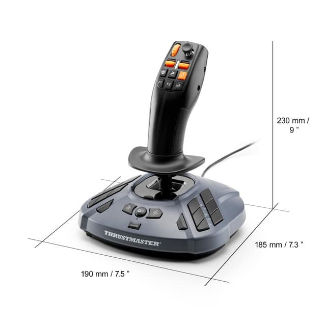 Detalle de Thrustmaster SimTask FarmStick Joystick multifuncional para farming