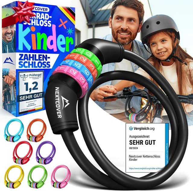 Detalle de Kinder-Fahrradschloss mit 4-stelligem Zahlencode