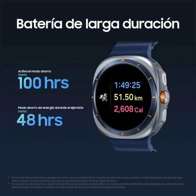 Thumbnail 5 de Samsung Galaxy Watch Ultra 2025 smartwatch con batería 60 horas