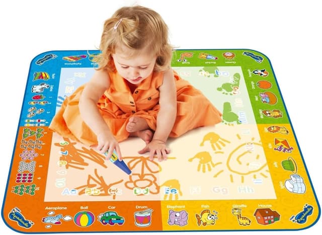 Detalle de Aquadoodle TOMY AquaDoodle Tapis Classique Couleurs T72370 : tapis de dessin à eau géant pour enfants dès 18 mois