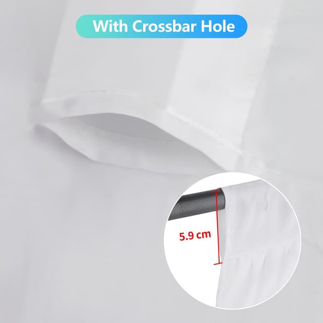 Thumbnail 4 de JEBUTU White Backdrop 2m x 3m