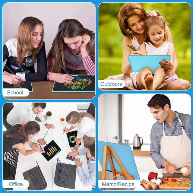 Thumbnail 5 de Kinayue LCD Writing Tablet 16 Inch Blue