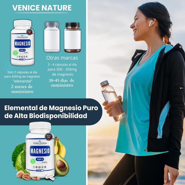 Thumbnail 2 de Venice Nature Magnesium Complex 🌿 120 Cápsulas Veganas