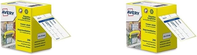 Thumbnail 6 de 300 étiquettes jaunes Avery 40 mm