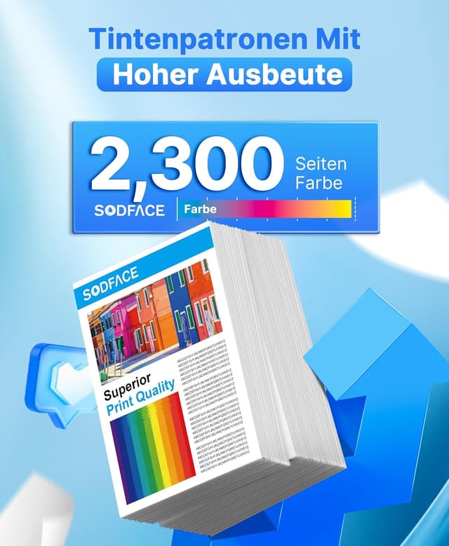 Thumbnail 2 de SODFACE TN247 TN-243cmyk 4er-Pack Toner