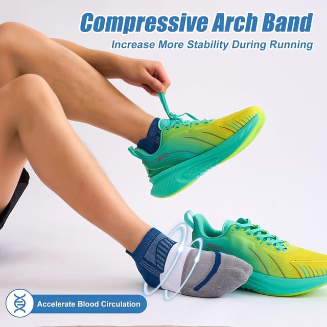 Detalle 1 de Cirorld 6 Pairs Trainer Socks