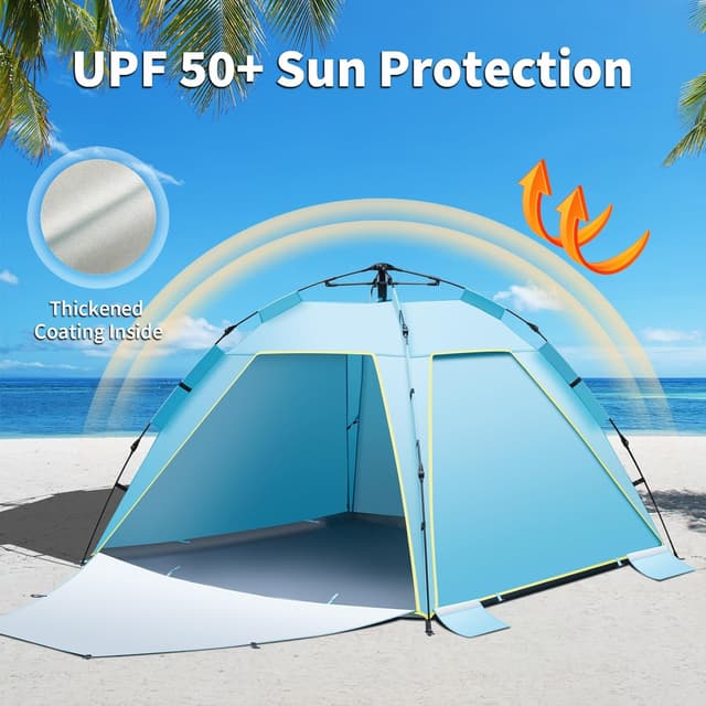 Detalle de Instant Pop Up Beach Tent 3-4 Person