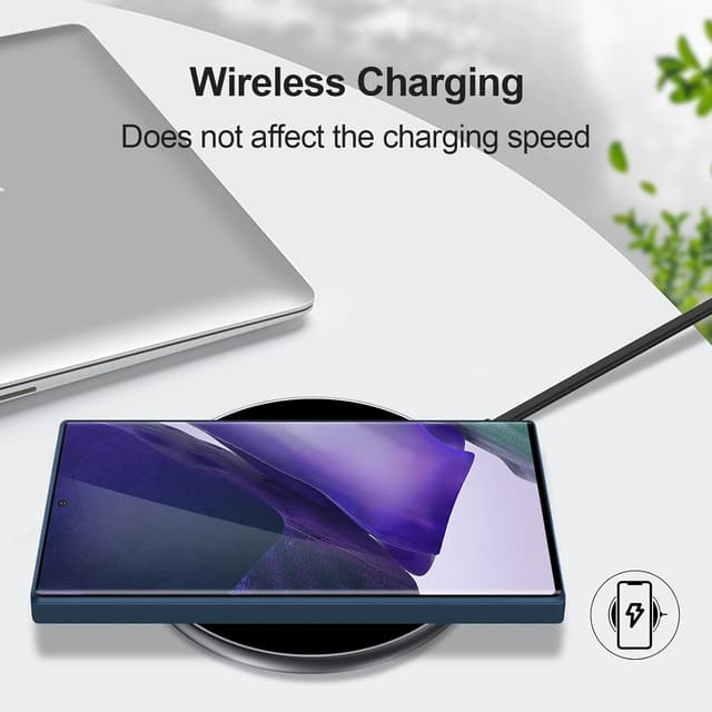 Thumbnail 6 de GiiYoon Hülle für Samsung Galaxy Note 20 Ultra 5G – Liquid Silicone Case in Blau