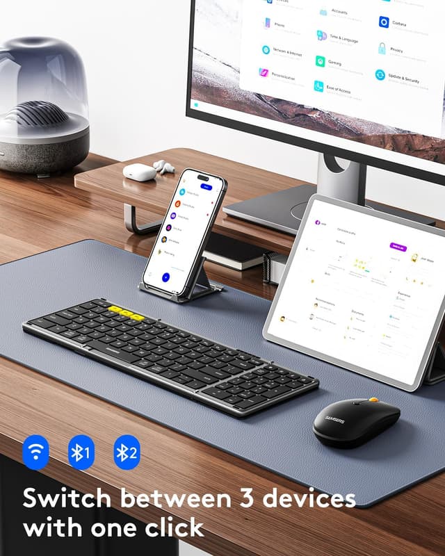 Thumbnail 1 de Samsers Folding Bluetooth Keyboard 13.5x4.5 in