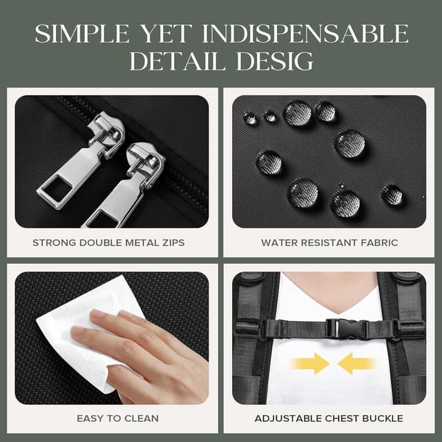 Thumbnail 6 de Hayayu Mochila Cabina 45x36x20cm