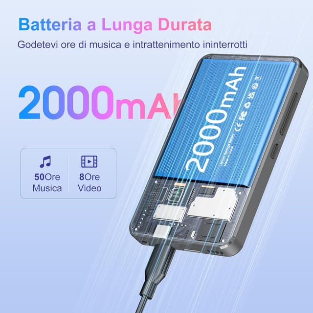 Thumbnail 5 de MECHEN Lettore MP3 MP4 touchscreen 4 pollici