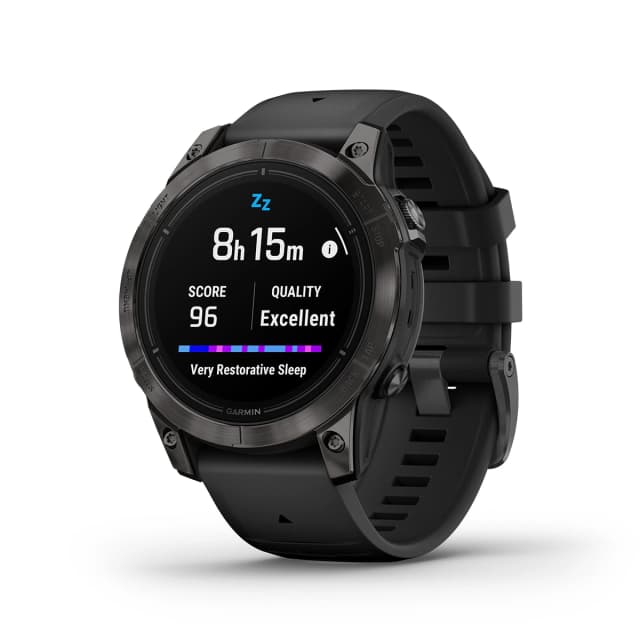 Detalle de Garmin epix Pro Zafiro (Gen 2) 47 mm: smartwatch GPS de alto rendimiento reacondicionado casi a estrenar