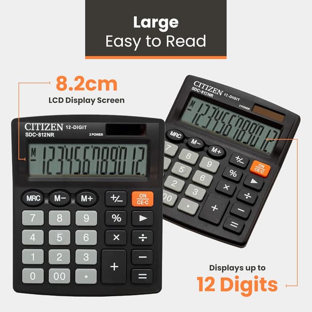 Detalle 1 de Citizen Desk Calculator with large display
