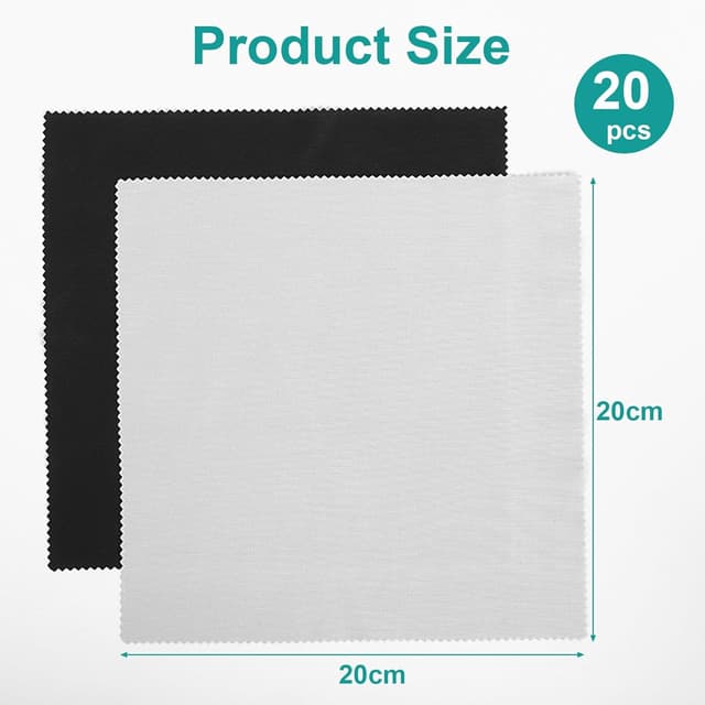 Detalle 1 de AiQInu Mikrofasertuch Brillenputztuch 20x20 cm