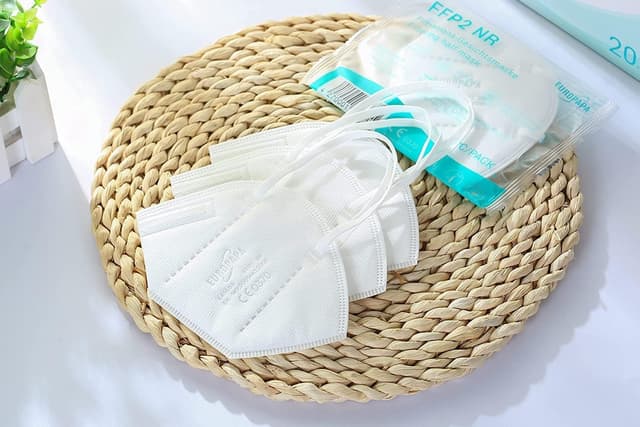 Detalle 2 de EUROPAPA FFP2 Maske „Europapa“ (Unisex) im 20er Pack – FFP2 nach EN149:2001+A1:2009