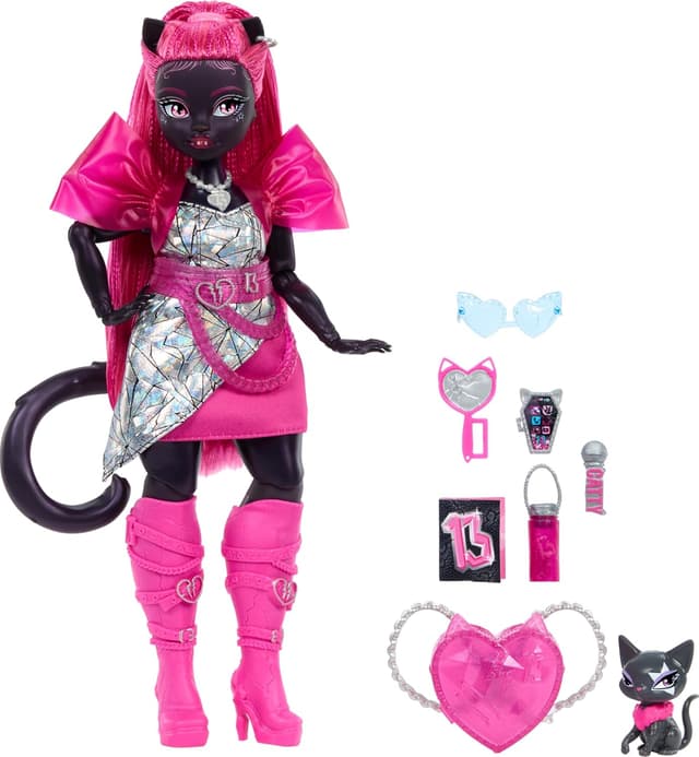 Detalle de Catty Noir Monster High doll HXH76