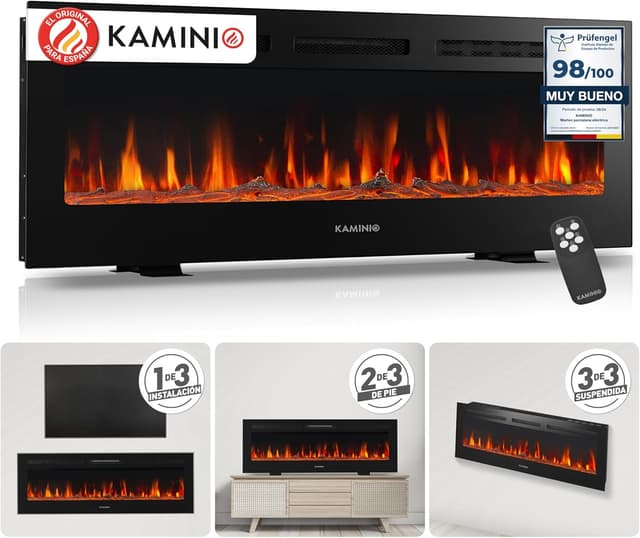 Detalle de KAMINIO Marlon chimenea eléctrica 50"
