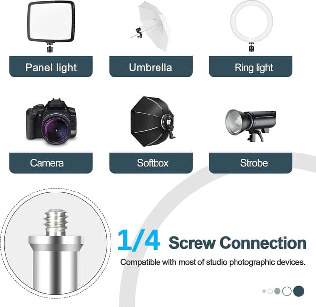 Thumbnail 4 de EMART 210 cm Lichtstativ, 5 kg Traglast đ„