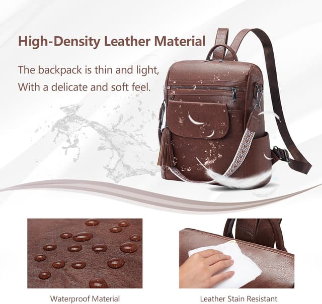 Detalle 2 de SUCIKORIO Petit sac à dos cuir femme vintage 2 en 1