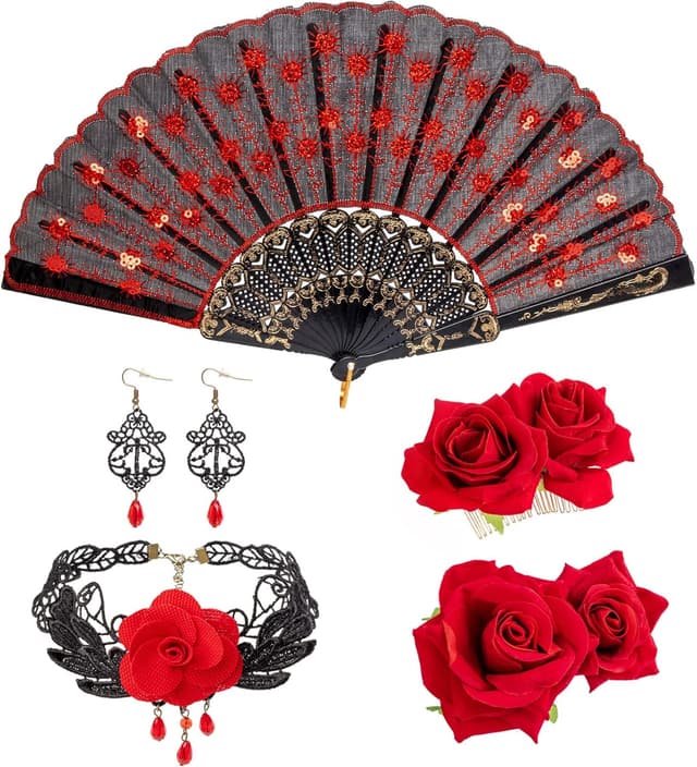 Thumbnail 2 de DRESHOW 5 pièces broche fleur accessoire cheveux ⚙