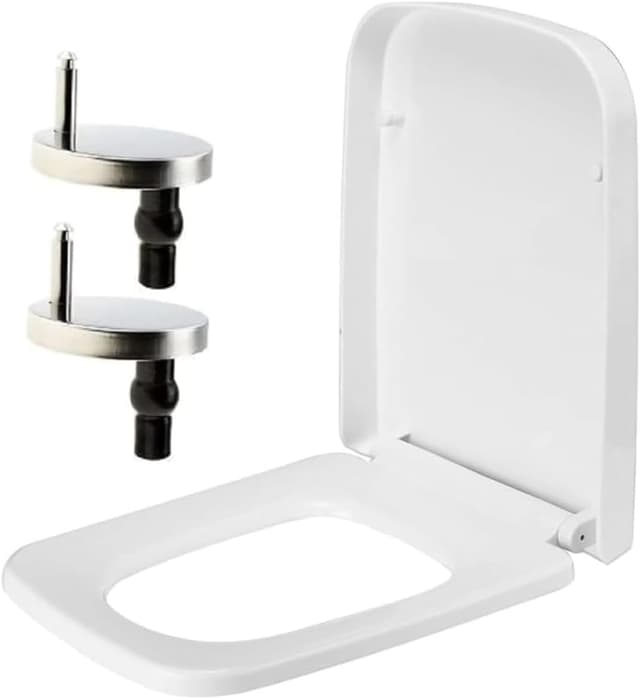 Thumbnail 3 de UF Rectangular Soft Close Toilet Seat 44×36 cm 🚽