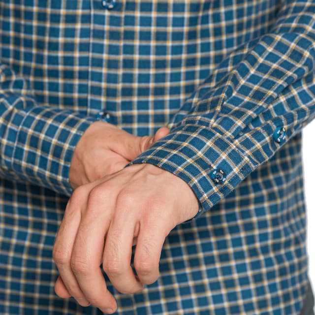 Detalle 2 de Trangoworld Runkel: camisa térmica ligera para hombre con tejido Thermolite