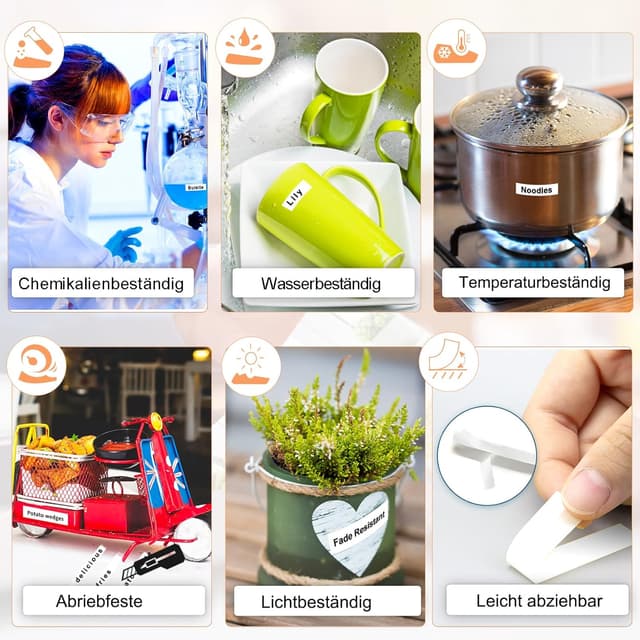 Detalle de Labelwell TZe-231 12 mm kompatibles Schriftband 📇