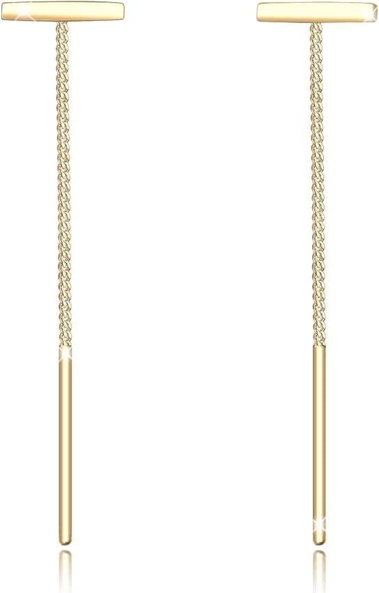 Imagen de Elli Pendientes Mujer Plata de Ley 925 🌟 Diseño Minimalista en OfertitasTOP