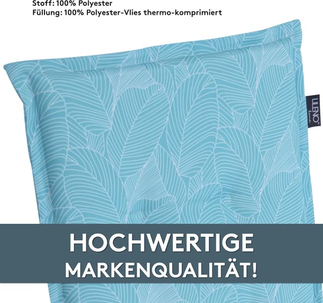 Thumbnail 6 de LILENO HOME 🪑 Cojines Jardín Hojas Aqua, 2 Unidades