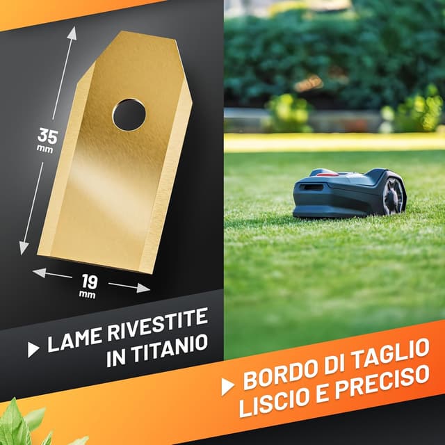 Detalle de GRÜNTEK Lame robot tagliaerba 18