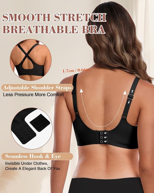 Detalle 2 de HORISUN Ohne Bügel Bralette Nahtlos Komfort