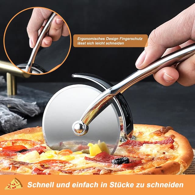 Thumbnail 5 de SURFOU Cortador de Pizza🪓, 6,5 cm, Acero Inoxidable, Lavavajillas