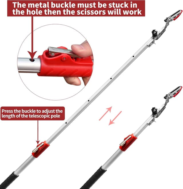 Detalle de GARTOL Tree Pruner long reach 166cm