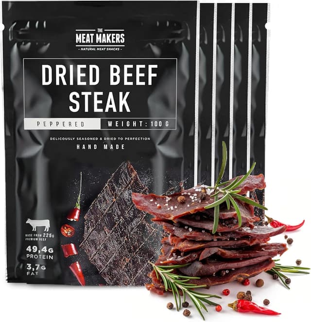 Imagen de The Meat Makers Peppered 500g viande séchée 🥩 en OfertitasTOP