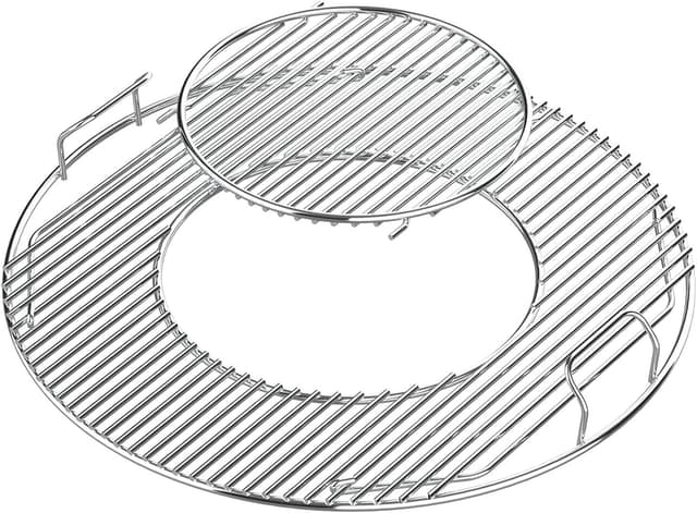 Detalle de GFTIME hinged round cooking grate replacement parts for Weber 57cm charcoal grills