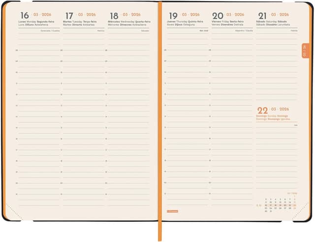 Thumbnail 3 de Finocam Agenda 2026 Semana Vista Vertical