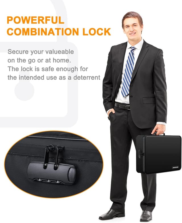 Thumbnail 5 de JUNDUN Fireproof Document Box