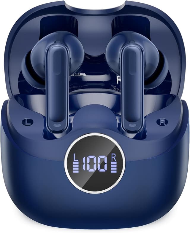 Detalle de ANC In-Ear Bluetooth-Kopfhörer mit -45 dB ANC, 6-Mikrofon KI-Anrufschutz & 40 Std. Spielzeit (Bluetooth 5.4)