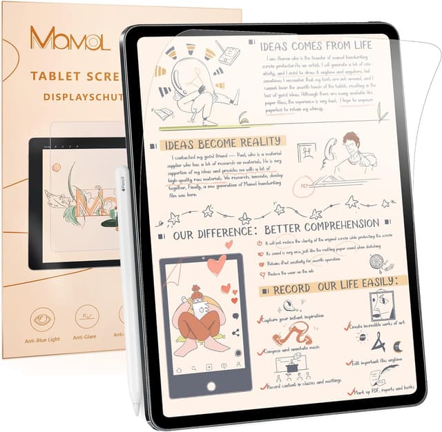 Detalle de 2er Pack Filterschonende Papierfolie für iPad Air 5/4 & iPad Pro 11"