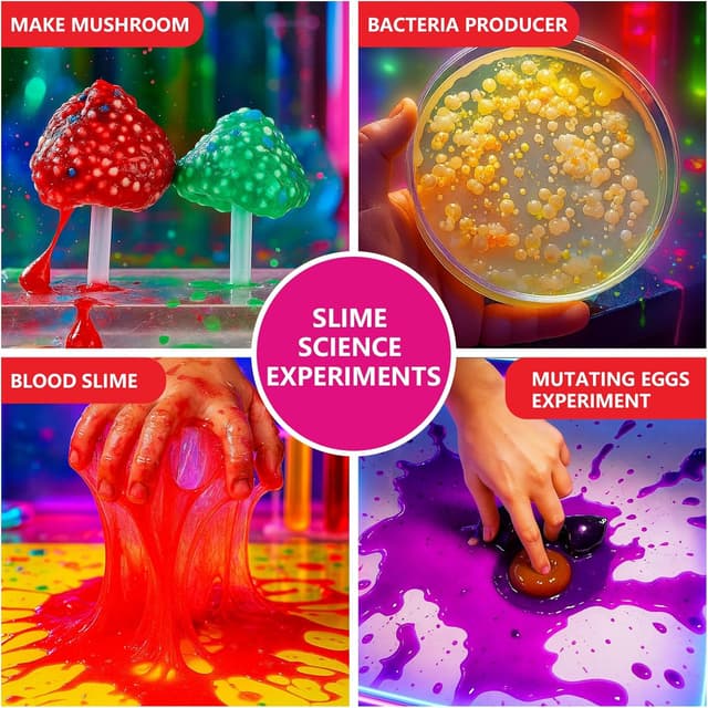 Detalle de Greek Science 75+ Eklige Experimente für Mädchen – STEM-Lernset ab 8 Jahren mit Gehirn-Dissektion & Organ-Schleim
