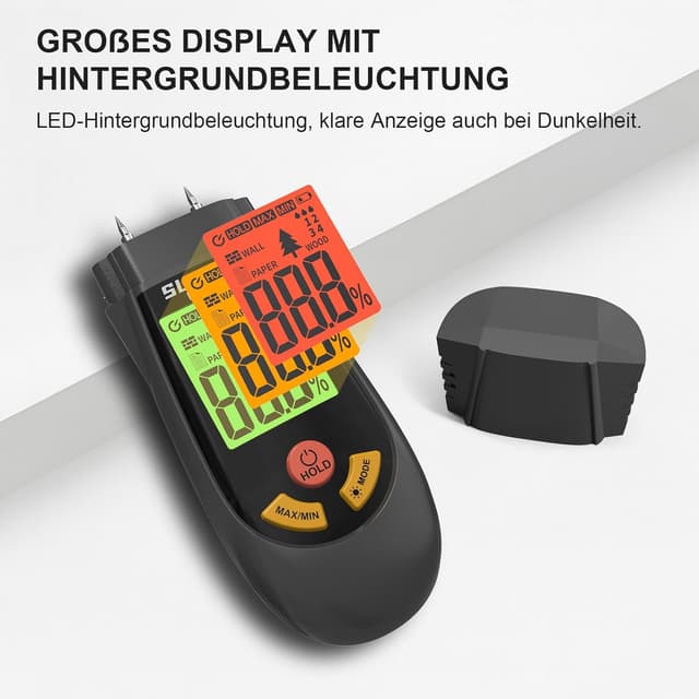 Detalle 2 de SURFOU Medidor de Humedad 3 modos