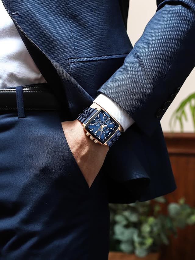 Thumbnail 5 de FORSINING Orologio cronografo quadrato