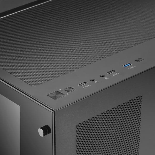 Detalle de Mars Gaming MCV3 Torre XXL E-ATX Cristal templado frontal y lateral 3.0 Negro