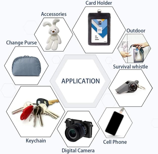 Thumbnail 6 de Ausweishülle mit Band und drehbarem Karabiner