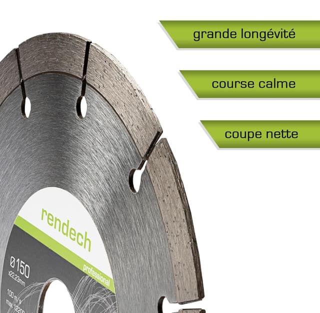 Detalle 2 de Rendech Disque diamant 150 mm